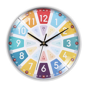 <span class=keywords><strong>Reloj</strong></span> Didáctico Infantil con Manecillas Silenciosas <span class=keywords><strong>para</strong></span> el Aprendizaje del Tiempo, Diseño Contemporáneo de Acrílico <span class=keywords><strong>para</strong></span> Sala de Estar - Product Image 2