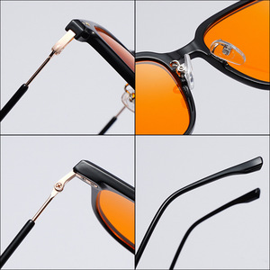 Gafas de <span class=keywords><strong>Computadora</strong></span> <span class=keywords><strong>con</strong></span> Marco TR90 Unisex, Logotipo Personalizado, Último Modelo, 99% Anti-Luz Azul, <span class=keywords><strong>con</strong></span> <span class=keywords><strong>Lentes</strong></span> Tintadas en Rojo Anaranjado - Product Image 2