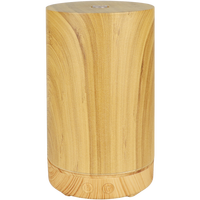 Diffuseur d'arômes ultrasonique en bois grainé 100 ml, humidificateur d'huiles essentielles, brumeur de bureau silencieux pour la maison et la chambre, type C