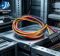 Harness Kabel Otomotif Kustom dengan Kabel Berinsulasi Multi-Warna & Konektor Hitam, OEM/ODM untuk Sistem Kelistrikan Kendaraan