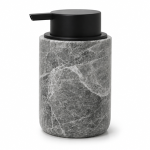 Juego de Accesorios de Baño de Mármol Gris Tundra Natural, Juego de Baño de Mármol Gris Natural, Accesorios de Baño Grises y Blancos - Product Image 3