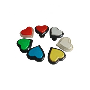 Interruptores de Botón LED Iluminados en Forma de Corazón de 55 mm con Luz LED de 12 V y Microinterruptor para Máquinas de Juegos Arcade - Product Image 1
