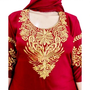 Women's Moroccan-Style Lace Abaya <b>Kaftan</b> <b>Plus</b> <b>Size</b> XXL Arabic Dubai Design for Prom Dress with Headscarf - Product Image 1