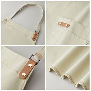 Lightweight and <b>Kitchen</b> <b>Apron</b> Cotton Waterdrop Resistant Adjustable <b>Aprons</b> for Women With Pockets - Product Image 3