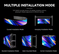 Écran LED extérieur étanche P3, mur vidéo LED HD P3.91, panneau LED vidéo/image/graphique/texte 500*500mm, pour scène et événements
