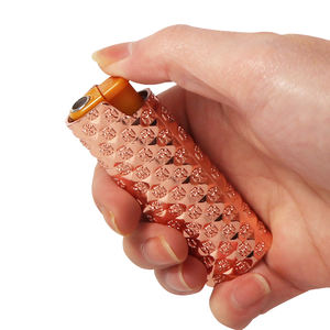 Accendino in Lega di Zinco Erliao, Motivo a Diamante, Porta Accendino in Metallo, Accessori per Fumatori Portatili, Vendita all'Ingrosso - Product Image 3