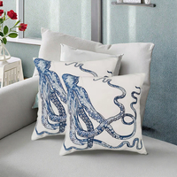 Housse de coussin personnalisée pour usage extérieur, broderie, oreiller, hôtel, vente en gros, linge, housse d'animal, style moderne
