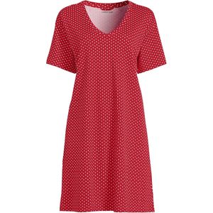 FOXA Camisón entrelazado para mujer, manga corta, por encima de la rodilla, ropa de dormir de punto suave - Product Image 3