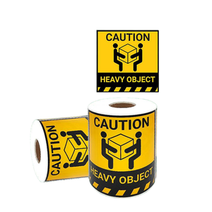 500Pcs Cross Border Fragile Label Warning Security Roll Shipping Packaging English Decal <b>Adhesive</b> Waterproof Stickers - Product Image 5
