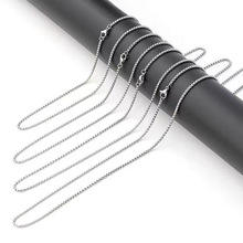 Collier en acier inoxydable Fashion 2mm Bijoux en titane pour hommes et femmes - Product Image 3