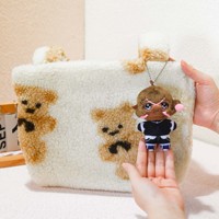 Porte-clés en peluche personnalisé sur mesure, breloque de sac en peluche, pendentif de personnage d'anime sur mesure, vente en gros