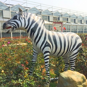 Modello Animale di Alta Qualità a Grandezza Naturale, Zebra Animatronica 3D in Vendita per Parchi di Divertimento - Product Image 5