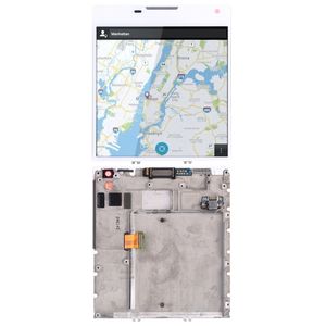 Pantalla LCD Original para Teléfono Móvil <span class=keywords><strong>BlackBerry</strong></span> <span class=keywords><strong>Passport</strong></span> Q30, Digitalizador, Ensamblaje Completo con Marco (Blanco) - Product Image 1