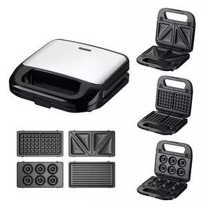 Flor eléctrica árbol animal Donut snack Grill <span class=keywords><strong>sandwichera</strong></span> desmontable 10 3 en 1 <span class=keywords><strong>sandwichera</strong></span> waffle Maker - Product Image 6