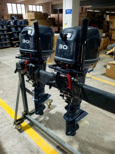 Factory Custom Cheap 30HP 2-Stroke <b>Motor</b> 496cc 2Cyl Heavy Duty Marine Engine for Work Rescue <b>Boat</b> - Product Image 6