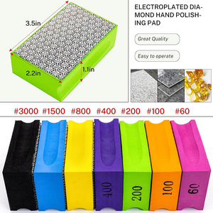 Bloc de meulage diamant Tampon de polissage <span class=keywords><strong>à</strong></span> la main Blocs de ponçage <span class=keywords><strong>Pierre</strong></span> de verre en <span class=keywords><strong>béton</strong></span> - Product Image 6