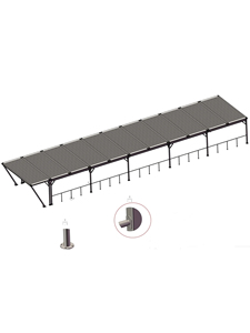 <span class=keywords><strong>Abri</strong></span> <span class=keywords><strong>de</strong></span> toit <span class=keywords><strong>en</strong></span> acier <span class=keywords><strong>de</strong></span> 30 pieds pour conteneur extérieur Couverture permanente Garden Party Wedding Camping Tent - Product Image 6