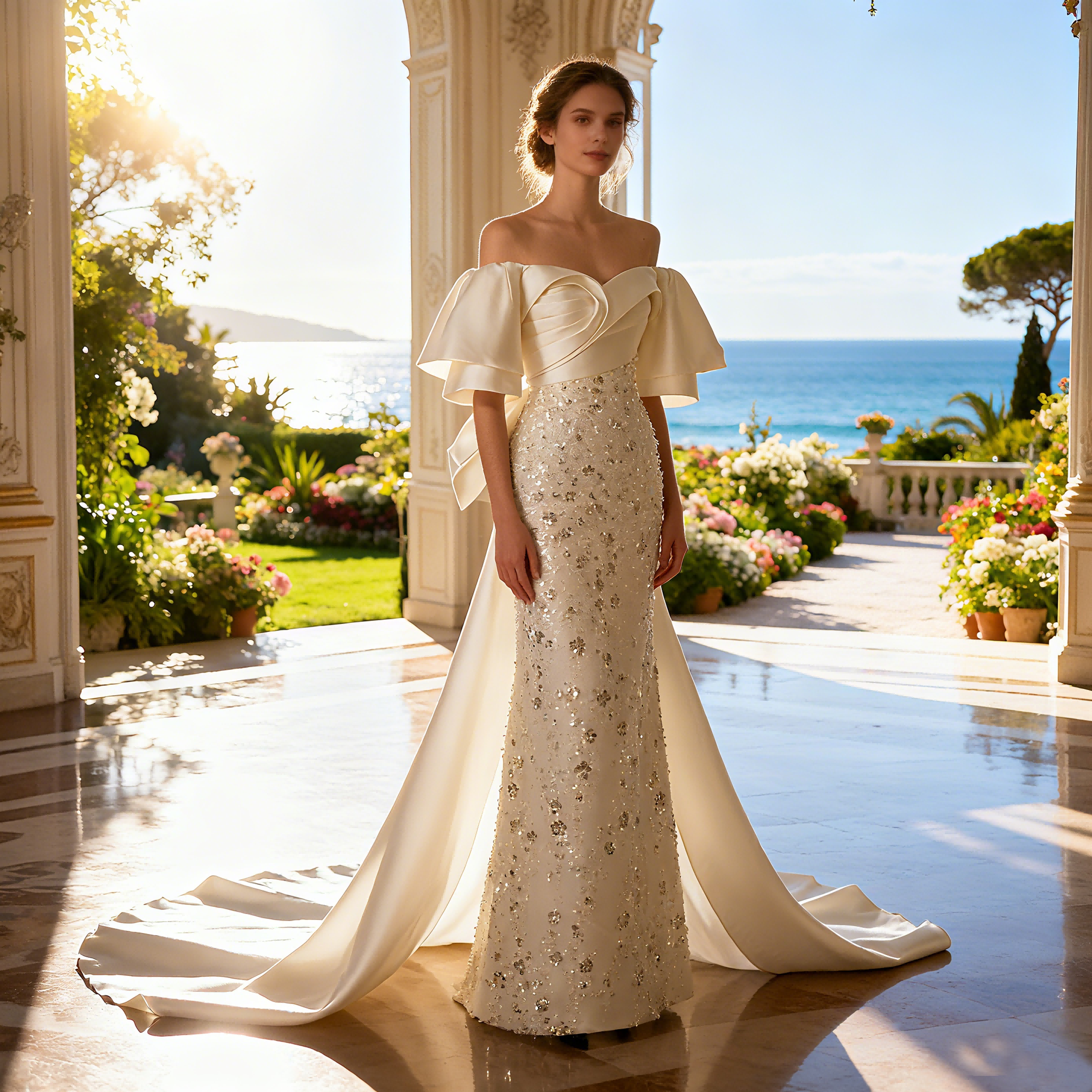 vestido de novia para la madre de la novia tradicional y