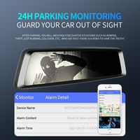 Cámara con Espejo Retrovisor 4G, Dashcam A10 1080P IPS, Compatible con Wifi y Aplicación Móvil, Dashcam Inteligente con ADAS, Pantalla de 7 Pulgadas, Sistema Operativo Android 5.1, DVR para Auto