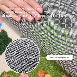 Alfombrilla moderna de felpa gruesa de 10mm, forma especial, bosque, musgo, balcón, ventana, alfombra, resistente a las manchas para dormitorio, Otoño Invierno - Product Image 3