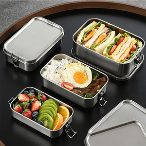 ฝาปิดกันอากาศเข้าแน่นสแตนเลส304แบบพกพาขนาดกะทัดรัดสำหรับเนื้อสัตว์อาหารทะเลที่เป็นมิตรกับสิ่งแวดล้อมสำนักงาน/การเดินทาง - Product Image 3