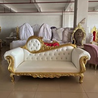 Classique Vintage Unique canapé ensemble Design cuir siège en peluche luxe canapé flambant neuf haute qualité velours crème salon