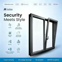 Ventana de Aluminio Abatible y Oscilobatiente de Alto Rendimiento para Propiedades Comerciales con Aislamiento Acústico