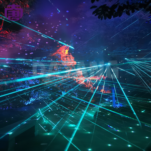 Lumière laser extérieure pour l'éclairage des arbres du parc et les affichages de jardins pittoresques pendant les fêtes - Product Image 1