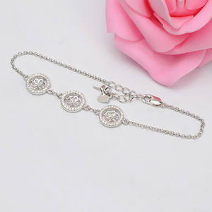 S925 <b>Silver</b> <b>Bracelet</b> for Women Fancy Multi-pearl Jewelry Empty DIY <b>Bracelet</b> Semi-Finished 517 Fashion Pendants <b>Charms</b> - Product Image 2