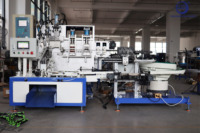 Ligne de production automatique de machines à cintrer les poignées de rouleaux à peinture PLC et de machines à fixer et insérer les pinces