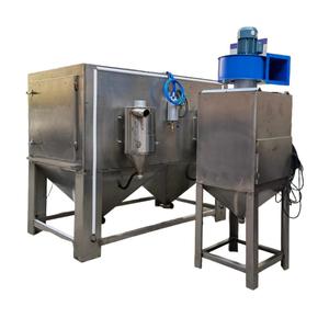 304 Stainless Steel Double Station Manual Sand Blasting Machine Dry/Wet Cabinet with Pump Motor Engine and Sand Recycling System - Product Image 4