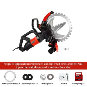 220v scie circulaire rainure en béton coupe mur routeur haute puissance ingénierie industrie mur cutter machine - Product Image 2
