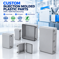 Boîtiers en plastique personnalisés moulés par injection, boîtiers électroniques compacts avec protection IP65/IP66/IP67 pour appareils électroniques