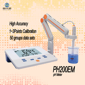 pH-mètre de laboratoire PH200EM pour l'analyse de la qualité de l'eau et des aliments avec solutions d'étalonnage du pH pour les techniciens de laboratoire - Product Image 2