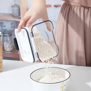 Ensemble de 4 récipients de stockage d'aliments hermétiques en ABS sans BPA avec cuillère pour l'organisation du garde-manger de la cuisine pour les cadeaux - Product Image 4