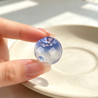 BZY Miniature de paysage miniature, Perles translucides en forme de fruits de myrtille, Accessoire de décoration DIY, Ornement de bureau en résine