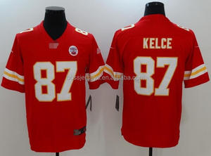 Nuove Maglie Stagione 2025/26 della Squadra di Football Americano Kansas City Chiefs # 15 Mahomes # Maglie Sportive da Uomo 87 Kelce all'Ingrosso - Product Image 4