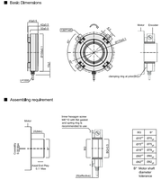 Encodeur optique de haute précision K158, axe creux de 158 mm, encodeur rotatif incrémental 1024 80000 PPR pour moteur servo CNC