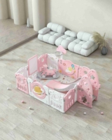 Dernier terrain de jeu intérieur de sécurité avec porte rétractable Escalier coulissant en plastique pour enfants pour chambre à coucher Utilisation extérieure pour bébés