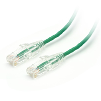 Kabel Jaringan Cat5/Cat6/Cat7 UTP Tanpa Pelindung 7*0.15mm CCA/BC Kabel LAN Cat5E/Cat6A 0.5m/1m Kabel Ethernet dengan Konektor RJ45