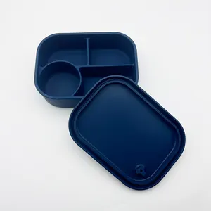 Temperature Barrier Never Burns Hands Nesting Food Storage Container Silicone Easy To Clean