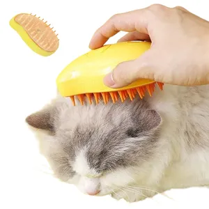 Mango 3-in-1 Pet temizlik elektrikli sprey masaj tarak zarar vermez cilt koymak uçan saç evcil hayvan fırçası güzellik malzemeleri