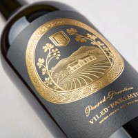 Etiquetas impresas personalizadas de papel adhesivo profesional para botellas de whisky Chivas Regal diseño en relieve con etiqueta profesional