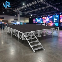 Scène de spectacle à faible coût, podium modulable, scène de concert en vente
