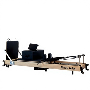 Lettino Pilates Core in Legno di Quercia Pieghevole Modello Eight Thousand Twenty-seven con Scatola in Legno per Casa, Studio Yoga, Palestra - Product Image 3