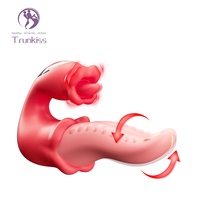Langue vibrateur produit adulte 10 fréquence Vibration balançoire léchage Stimulation Clitoris mamelon jouet sexuel langue léchant vibrateur