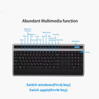 Bilgisayar, dizüstü bilgisayar, PC, Chromebook, Windows için 2.4 tutucu ile Tablet telefon G kablosuz klavye ve fare Combo