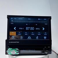 Reproductor MP5 para Auto de 7 Pulgadas y 1 Din, Pantalla Táctil Capacitiva IPS, Sistema de Audio y Video Estéreo Multimedia para Auto
