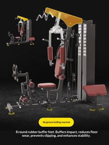 Macchina Multifunzionale Professionale NJ per Palestra Domestica, Attrezzatura per Allenamento di Forza a Stazione Singola, <span class=keywords><strong>Lat</strong></span> Pulldown <span class=keywords><strong>e</strong></span> Leg Press - Product Image 5