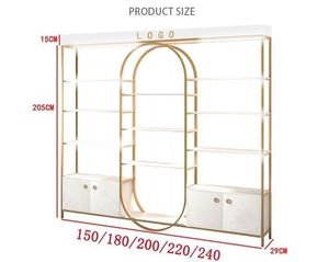 2025 luxe moderne Salon de beauté présentoir cosmétiques ongles soins de la peau support armoire magasin support pour chambre hôtel centre commercial utilisation - Product Image 5